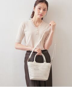 index / インデックス トートバッグ | 2WAYパンチングデザインミドルトートバッグ