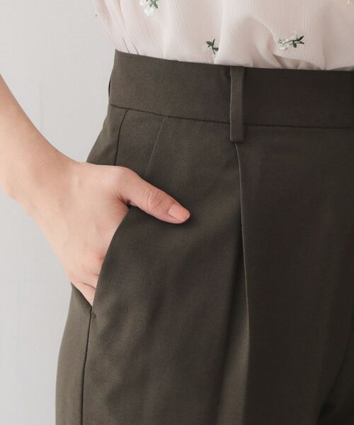 index / インデックス パンツ | 【接触冷感／吸水速乾】ストレッチテーパードパンツ《イージーアイロン／ストレッチ／洗濯機OK》 | 詳細24