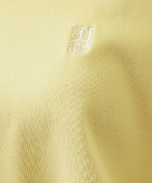 index / インデックス カットソー | ワンポイント刺繍ターンバックTシャツ【洗濯機OK/接触冷感/UVケア】 | 詳細12