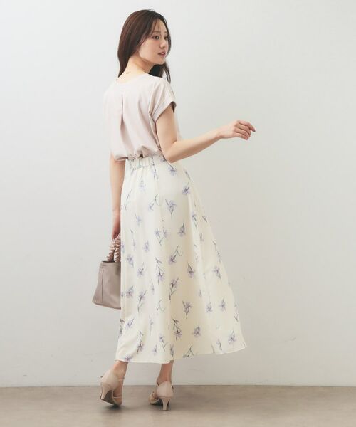 index / インデックス カットソー | ワンポイント刺繍ターンバックTシャツ【洗濯機OK/接触冷感/UVケア】 | 詳細15
