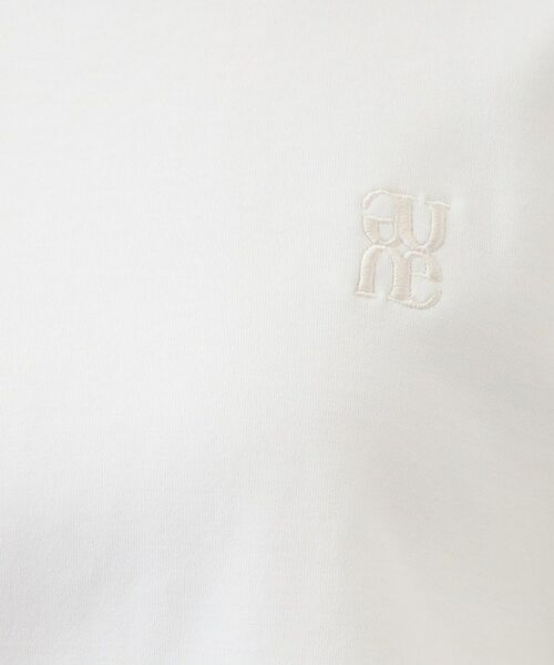 index / インデックス カットソー | ワンポイント刺繍ターンバックTシャツ【洗濯機OK/接触冷感/UVケア】 | 詳細4