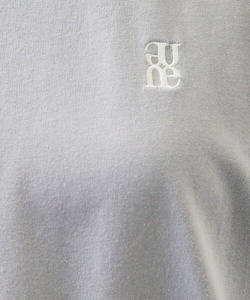 index / インデックス カットソー | ワンポイント刺繍ターンバックTシャツ【洗濯機OK/接触冷感/UVケア】 | 詳細8