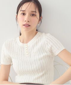 前後2wayケーブルコンパクトニット【洗濯機OK／抗ピル】