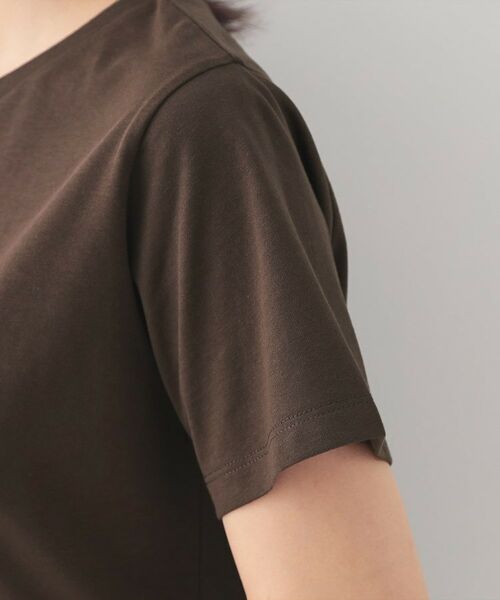 index / インデックス Tシャツ | レースヘムロゴTシャツ【洗濯機OK/接触冷感/UVケア】 | 詳細21