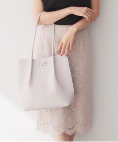 index / インデックス トートバッグ | 【軽量合皮】ビジュー付きA4トートバッグ