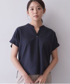 index / インデックス シャツ・ブラウス | 【接触冷感／吸水速乾】タックスキッパーブラウス《洗濯機OK／イージーアイロン／防シワ》