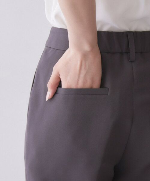 index / インデックス パンツ | セットアップ可 ストレッチテーパードパンツ【洗濯機OK/イージーアイロン/防シワ】 | 詳細28