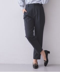 index / インデックス ショート・ハーフ・半端丈パンツ | DELEGANTポンチテーパードパンツ【洗濯機OK／イージーアイロン／ストレッチ】