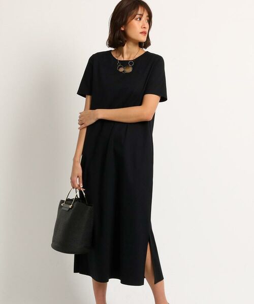 セール マシンウォッシュ Uv 接触冷感 スムースジャージワンピース ミニ丈 ひざ丈ワンピース Indivi インディヴィ ファッション通販 タカシマヤファッションスクエア