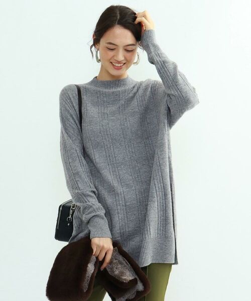 セール New Juju チェックチュニックニット ニット セーター Indivi インディヴィ ファッション通販 タカシマヤファッション スクエア