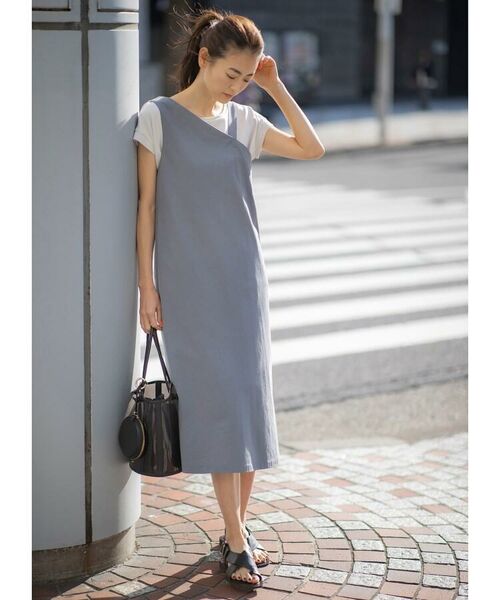 セール Web限定 ワンショルダーワンピース ミニ丈 ひざ丈ワンピース Indivi インディヴィ ファッション通販 タカシマヤファッションスクエア