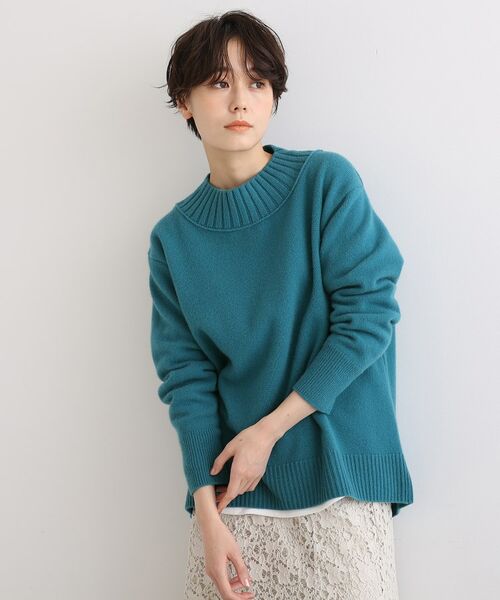 Otonamuse 12月号掲載商品 佐田真由美さん着用 カシミヤ混ハイネックニットプルオーバー ニット セーター Indivi インディヴィ ファッション通販 タカシマヤファッションスクエア