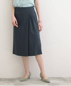 ◆【頼れるシャレ服/UVケア】麻混サマーストレートスカート