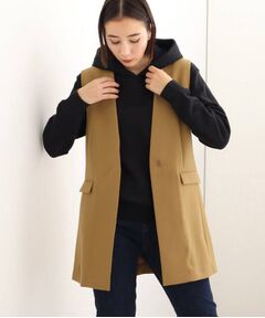 ◆【SALEおすすめジレ！】ストレッチ ジレジャケット