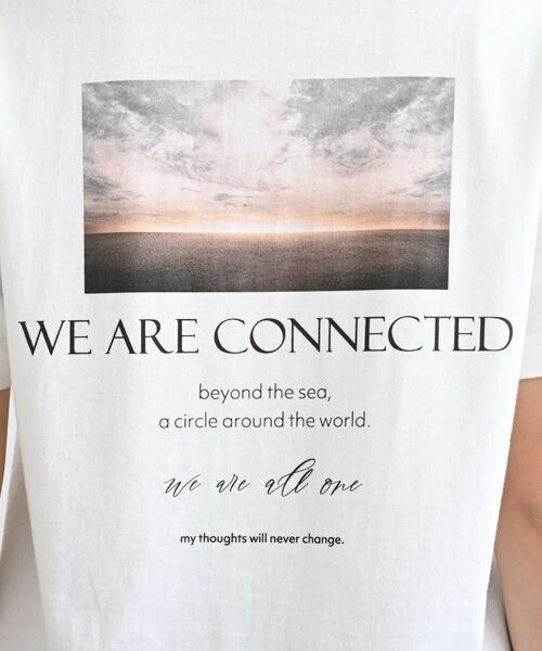 INDIVI / インディヴィ Tシャツ | 【WORLD for the World】バックプリント フォトTシャツ | 詳細8