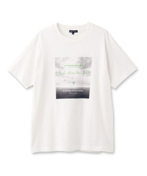 INDIVI / インディヴィ Tシャツ | 【WORLD for the World】フォトプリントTシャツ | 詳細1