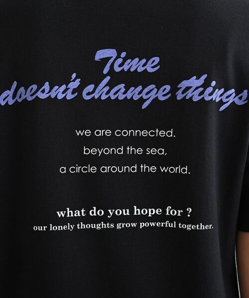 INDIVI / インディヴィ Tシャツ | 【WORLD for the World】バックプリント ロゴTシャツ | 詳細16