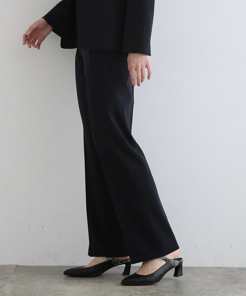 INDIVI / インディヴィ パンツ | 【洗える/日本製】ストレッチタックテーパードパンツ | 詳細18
