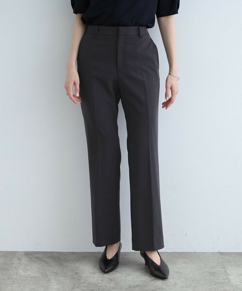 INDIVI / インディヴィ パンツ | 【洗える/日本製】ストレッチタックテーパードパンツ | 詳細2
