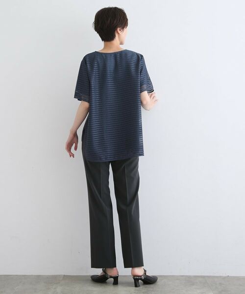 INDIVI / インディヴィ パンツ | 【洗える/日本製】ストレッチタックテーパードパンツ | 詳細25