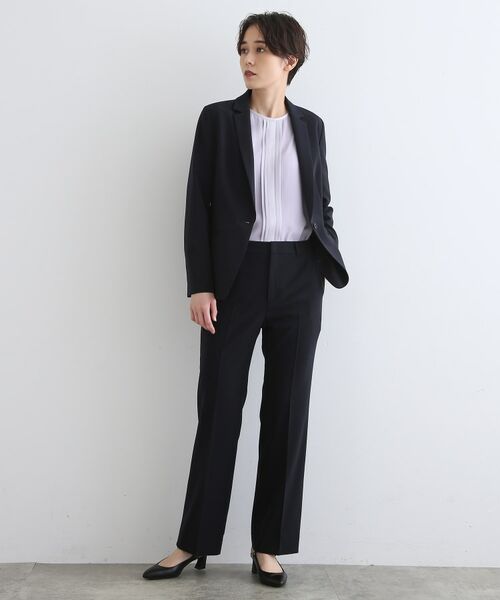 INDIVI / インディヴィ パンツ | 【洗える/日本製】ストレッチタックテーパードパンツ | 詳細26