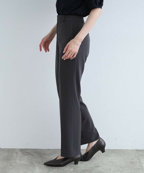 INDIVI / インディヴィ パンツ | 【洗える/日本製】ストレッチタックテーパードパンツ | 詳細3