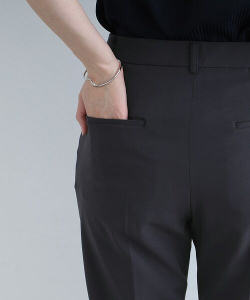 INDIVI / インディヴィ パンツ | 【洗える/日本製】ストレッチタックテーパードパンツ | 詳細6