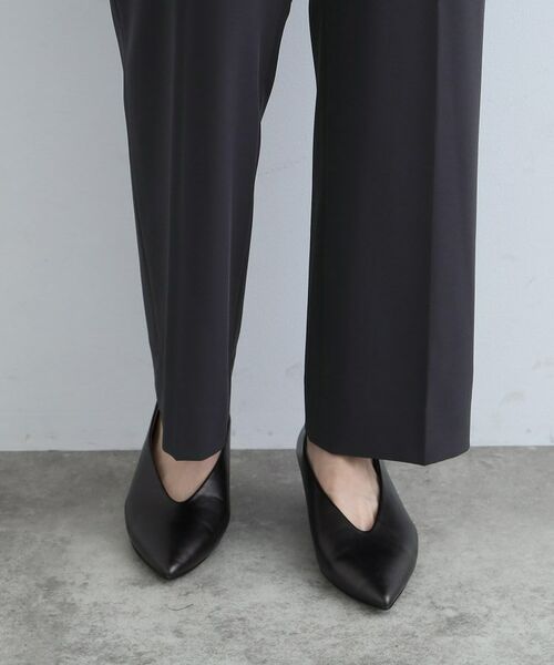 INDIVI / インディヴィ パンツ | 【洗える/日本製】ストレッチタックテーパードパンツ | 詳細8