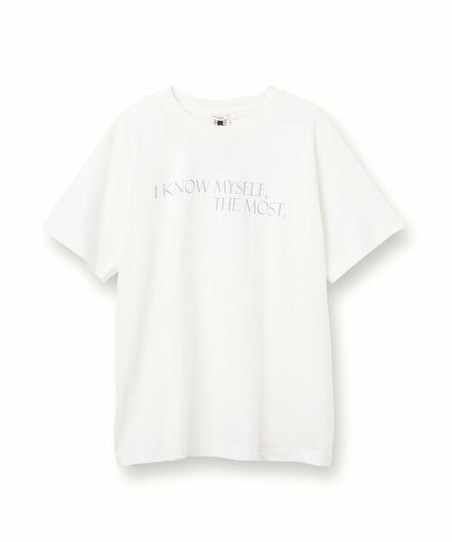 INDIVI / インディヴィ Tシャツ | 【LIFE】オーガニック メッセージロゴTシャツ | 詳細1