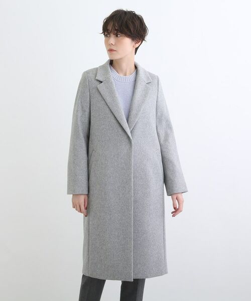 INDIVI / インディヴィ その他アウター | 【定番人気!/名品コート/日本製】ウール100%チェスターコート | 詳細2