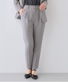 INDIVI / インディヴィ パンツ | 【定番スーツ／UVケア／洗える】ウール調タックテーパードパンツ