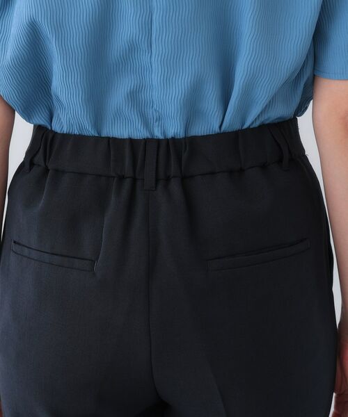 INDIVI / インディヴィ パンツ | 【定番スーツ/UVケア/洗える】ウール調タックテーパードパンツ | 詳細29