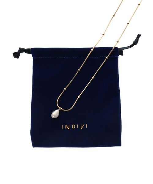 INDIVI / インディヴィ ネックレス・ペンダント・チョーカー | 飾りチェーン淡水パールトップネックレス | 詳細4