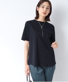 【洗える/日本製】ベーシックテールTシャツ