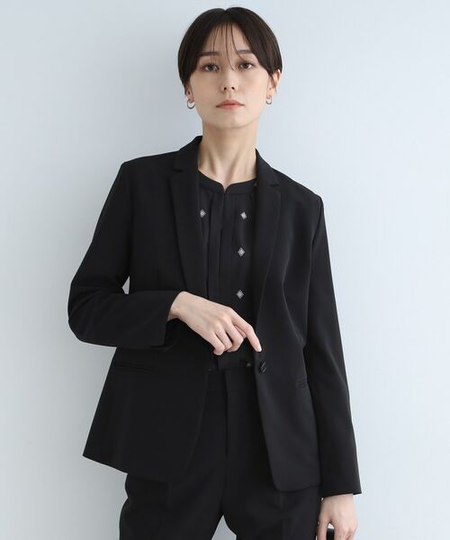 INDIVI / インディヴィ テーラードジャケット | 【定番スーツ/洗える/UVケア】ストレッチテーラードジャケット | 詳細14