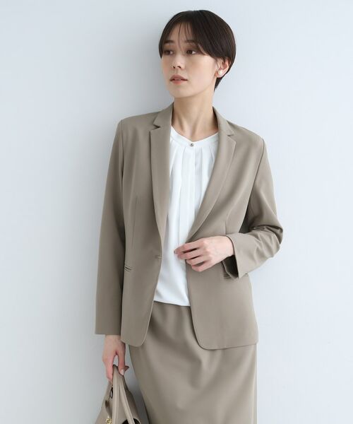 INDIVI / インディヴィ テーラードジャケット | 【定番スーツ/洗える/UVケア】ストレッチテーラードジャケット | 詳細18
