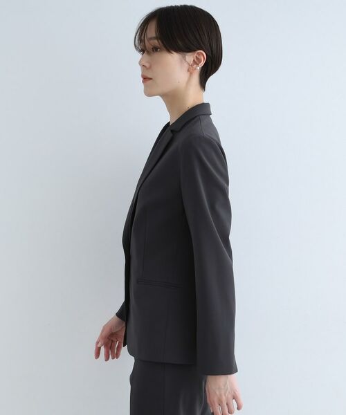 INDIVI / インディヴィ テーラードジャケット | 【定番スーツ/洗える/UVケア】ストレッチテーラードジャケット | 詳細3