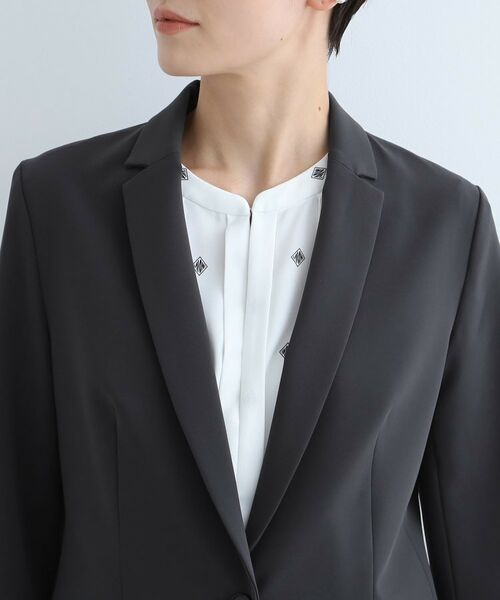 INDIVI / インディヴィ テーラードジャケット | 【定番スーツ/洗える/UVケア】ストレッチテーラードジャケット | 詳細5