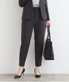 INDIVI / インディヴィ パンツ | 【定番スーツ／洗える／UVケア】ストレッチタックテーパードパンツ