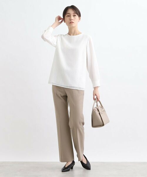 INDIVI / インディヴィ パンツ | 【定番スーツ／洗える／UVケア】ストレッチストレートパンツ | 詳細4