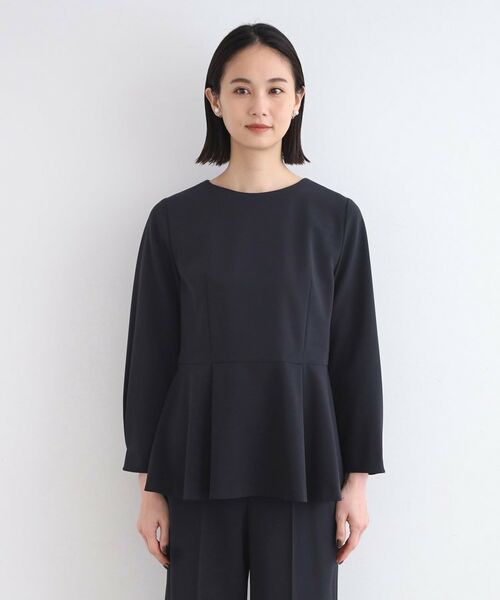 INDIVI / インディヴィ シャツ・ブラウス | 【洗える/SETUP可能/セレモニー】ペプラムブラウス | 詳細14