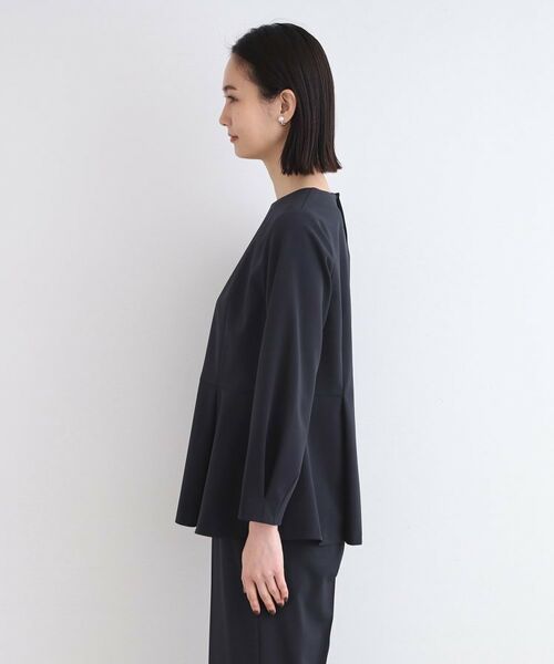INDIVI / インディヴィ シャツ・ブラウス | 【洗える/SETUP可能/セレモニー】ペプラムブラウス | 詳細15