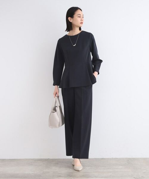 INDIVI / インディヴィ シャツ・ブラウス | 【洗える/SETUP可能/セレモニー】ペプラムブラウス | 詳細17