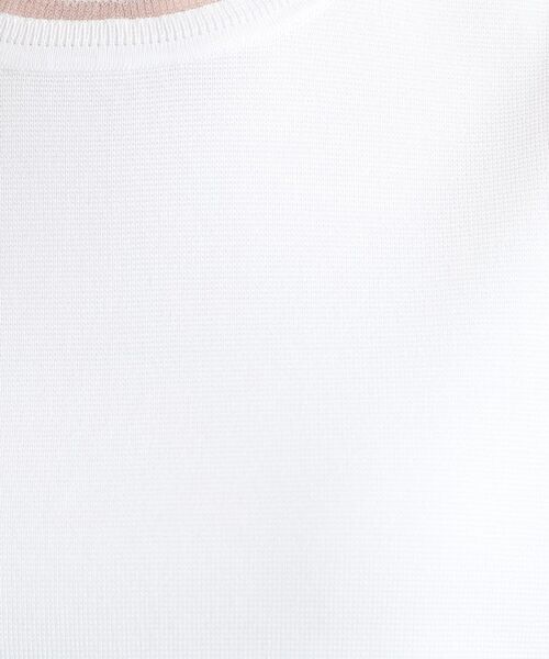 INDIVI / インディヴィ ニット・セーター | 【洗える／6分袖／Tシャツライク】ワイドシルエットニット | 詳細12