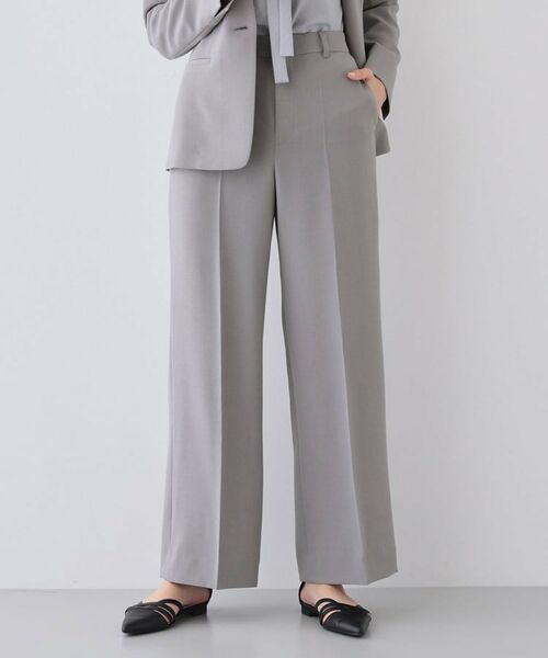 INDIVI / インディヴィ パンツ | 【洗える/UVケア/SETUP可能】ウール調ワイドパンツ | 詳細27