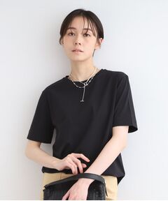 【洗える】大人きれいめデザインTシャツ