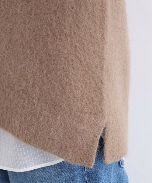 INDIVI / インディヴィ ニット・セーター | 【フォックス混】ゆるシルエットヘアリーニットベスト | 詳細15