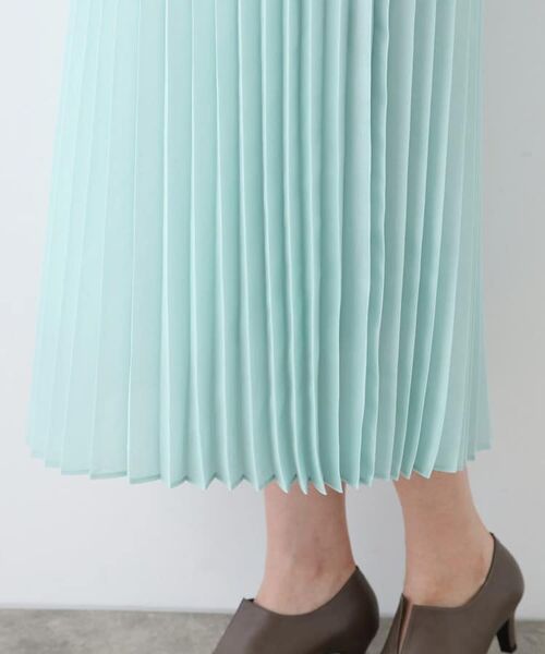 INDIVI / インディヴィ スカート | 【洗える/ウエストゴム】アコーディオン調プリーツスカート | 詳細28