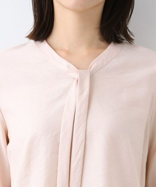 INDIVI / インディヴィ シャツ・ブラウス | 【洗える】ストライプドビー ボウタイブラウス | 詳細25