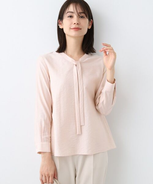 INDIVI / インディヴィ シャツ・ブラウス | 【洗える】ストライプドビー ボウタイブラウス | 詳細29